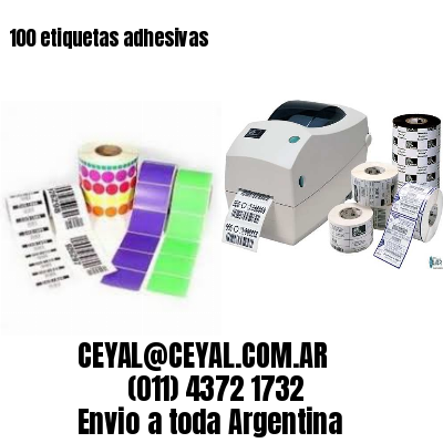100 etiquetas adhesivas