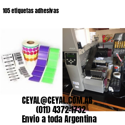 105 etiquetas adhesivas