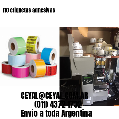 110 etiquetas adhesivas