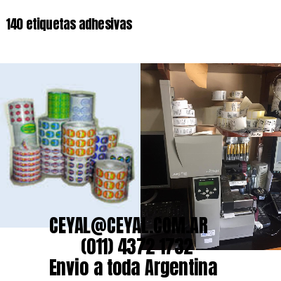 140 etiquetas adhesivas