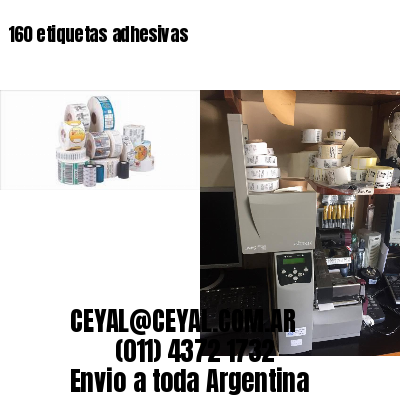 160 etiquetas adhesivas