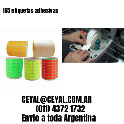 165 etiquetas adhesivas