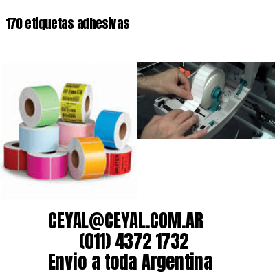 170 etiquetas adhesivas