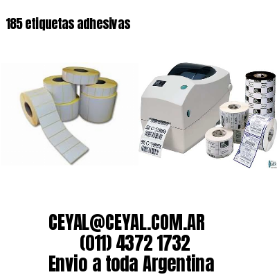 185 etiquetas adhesivas