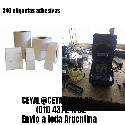 240 etiquetas adhesivas