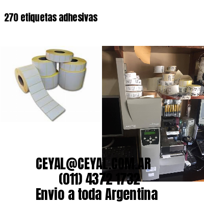 270 etiquetas adhesivas