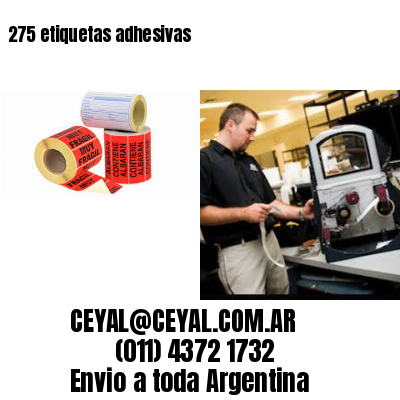 275 etiquetas adhesivas