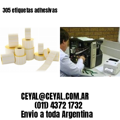 305 etiquetas adhesivas