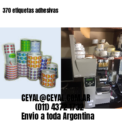 370 etiquetas adhesivas