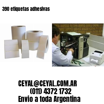 390 etiquetas adhesivas