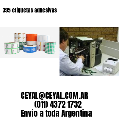 395 etiquetas adhesivas