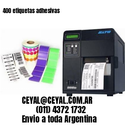 400 etiquetas adhesivas