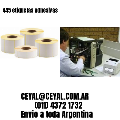445 etiquetas adhesivas
