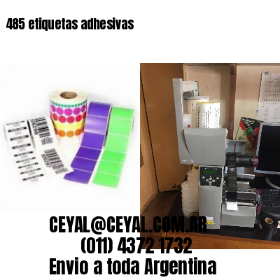 485 etiquetas adhesivas