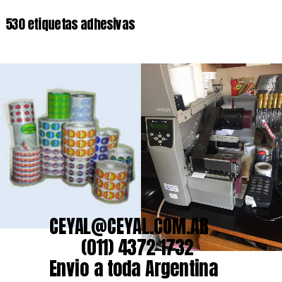 530 etiquetas adhesivas