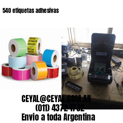 540 etiquetas adhesivas