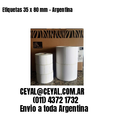 Etiquetas 35 x 80 mm – Argentina