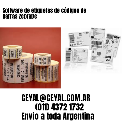 Software de etiquetas de códigos de barras ZebraDe