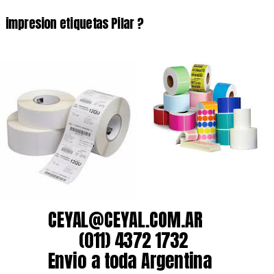 impresion etiquetas Pilar ?