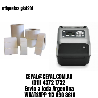 etiquetas gk420t