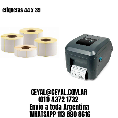 etiquetas 44 x 39