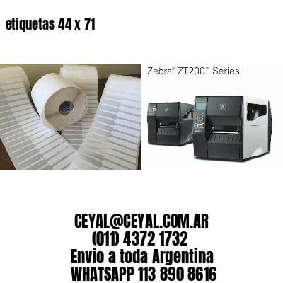 etiquetas 44 x 71