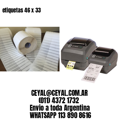 etiquetas 46 x 33