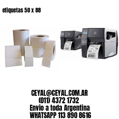 etiquetas 50 x 88