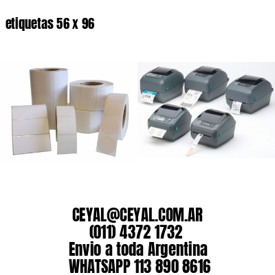 etiquetas 56 x 96