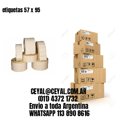 etiquetas 57 x 95