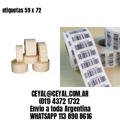 etiquetas 59 x 72