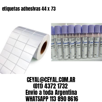 etiquetas adhesivas 44 x 73