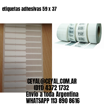 etiquetas adhesivas 59 x 37