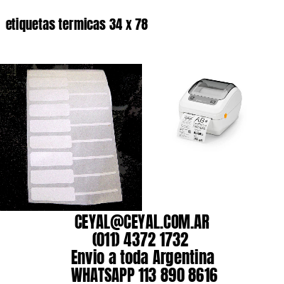 etiquetas termicas 34 x 78