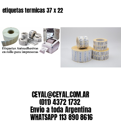 etiquetas termicas 37 x 22