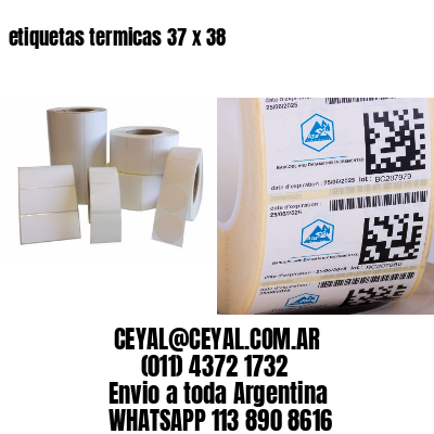 etiquetas termicas 37 x 38