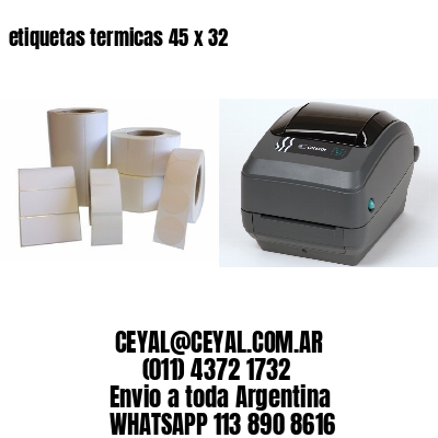 etiquetas termicas 45 x 32