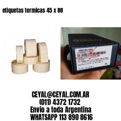 etiquetas termicas 45 x 88