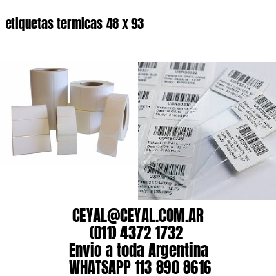 etiquetas termicas 48 x 93