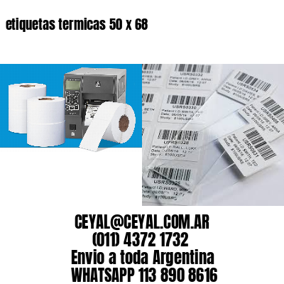 etiquetas termicas 50 x 68