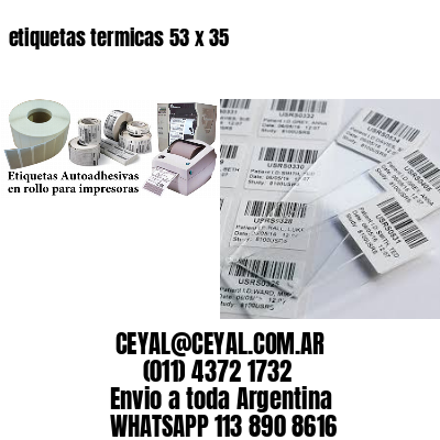 etiquetas termicas 53 x 35