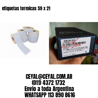 etiquetas termicas 59 x 21