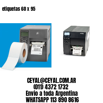 etiquetas 60 x 95