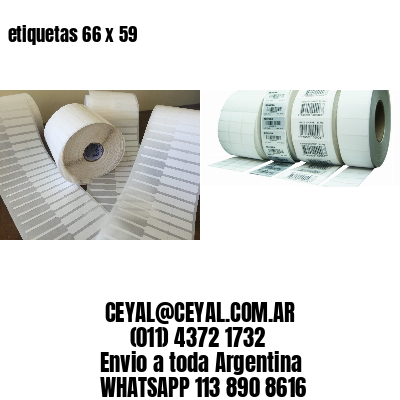 etiquetas 66 x 59