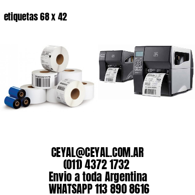 etiquetas 68 x 42