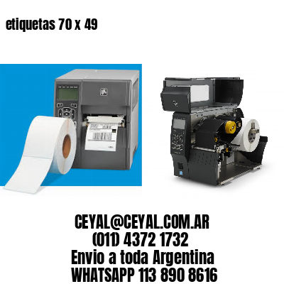 etiquetas 70 x 49