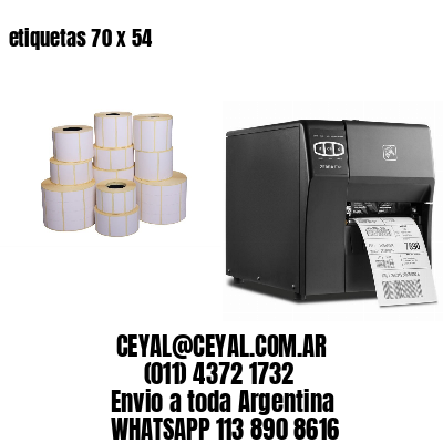 etiquetas 70 x 54