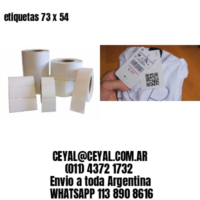 etiquetas 73 x 54
