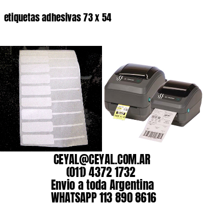 etiquetas adhesivas 73 x 54