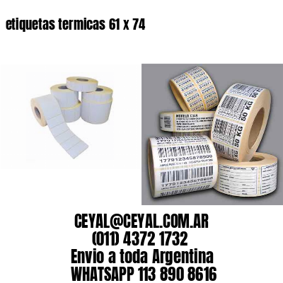 etiquetas termicas 61 x 74